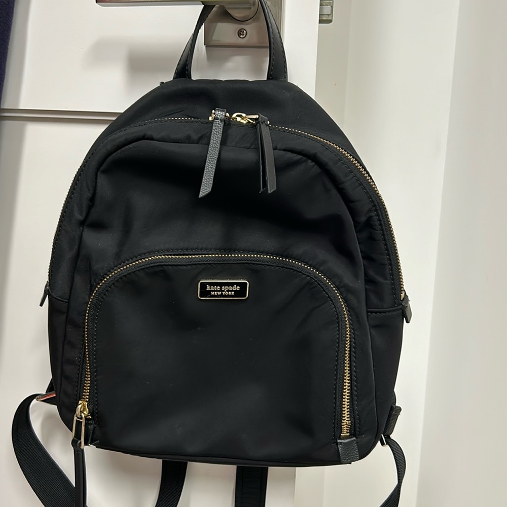 Kate spade black medium  backpack